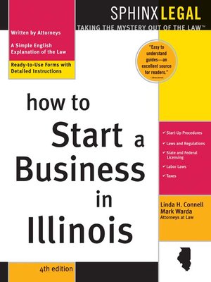 cover image of How to Start a Business in Illinois, 4e